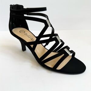 Bella Vita Karlette Womens Open Toe Slip on Strappy Sandals Size 7W New in Box